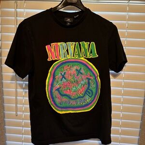 Nirvana Black Graphic T-Shirt